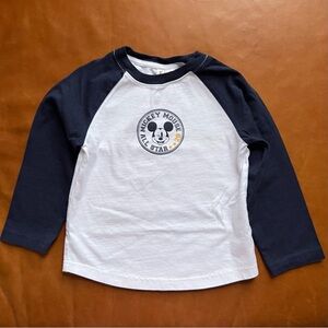 JANIE & JACK x Disney Mickey Baseball Tee, 3T